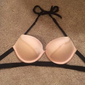 Victoria's Secret Baby Pink Push Up Halter Top